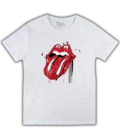 The Rolling Stones - язык на белой